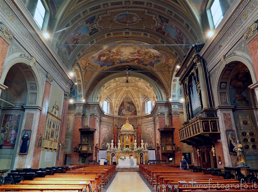 Oggiono (Lecco) - Interno della Chiesa di Sant'Eufemia